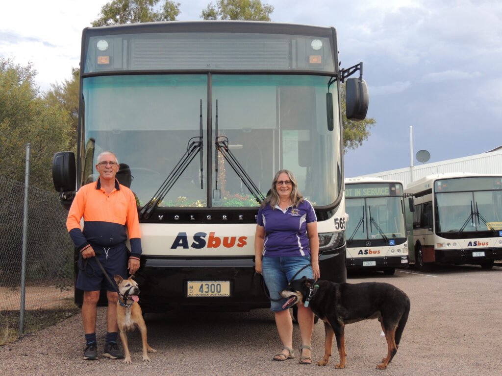 Poppy And Greg Searle Worked In CDCs Alice Springs Depot
