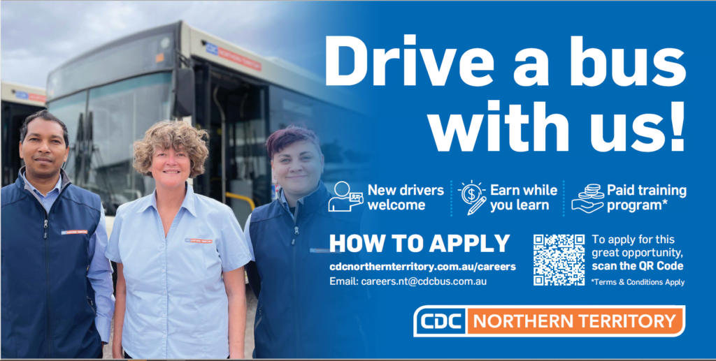 Drive a bus with us NT campaign